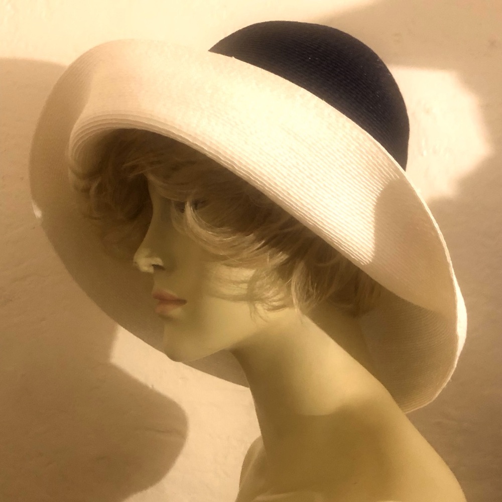 $350 PATRICIA UNDERWOOD STRAW HAT
